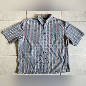 Victorinox Swiss Army Men's XXL Plaid Button Down Shirt Tailored Fit